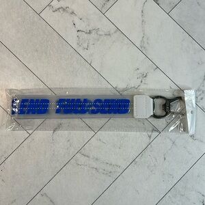 NWT Full Send by Nelk Boys Blue Lanyard And Bottle Opener Key Chain